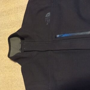 Vintage Men's The North Face Wool Shell Jacket Black Size Large Rare Model